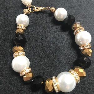 Black White Gold Bracelet